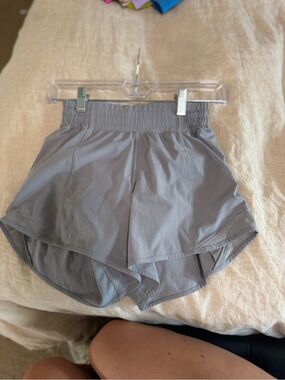 lululemon athletica Women's Layered Athletic Shorts in Light Gray